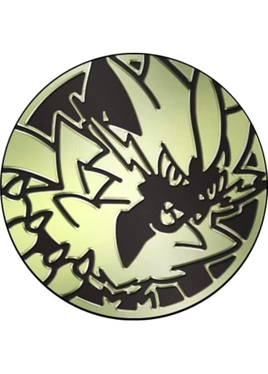 Zeraora Pokemon mønt (Guld - Mirror Holo) - Almindelig