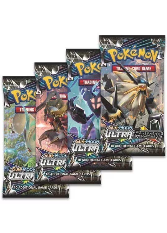 Booster Pack full artwork set (4 stk.) fra S&M Ultra Prism — Inglés