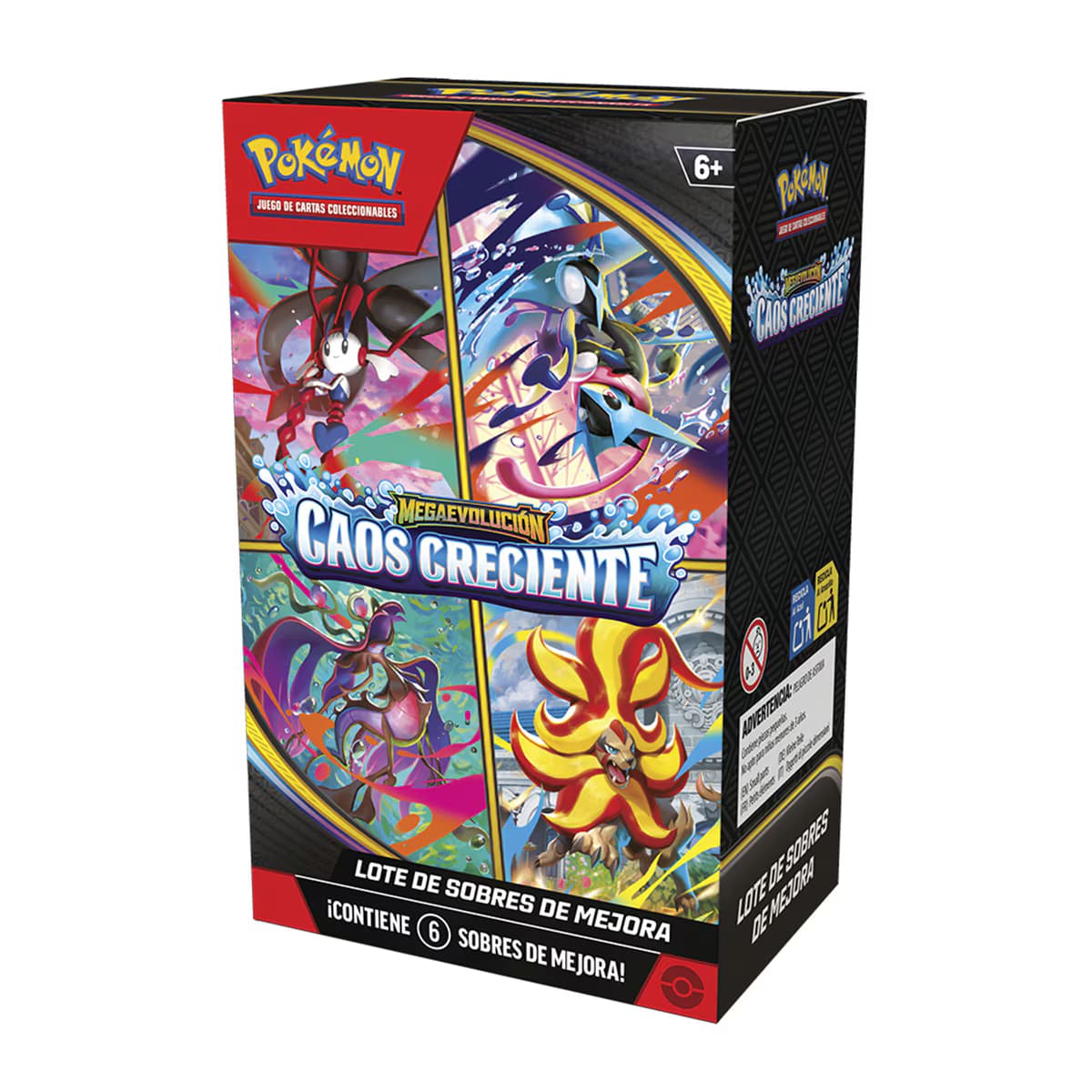 Pack de Mejora Megaevolucion Caos Creciente JCC Pokémon Bandai