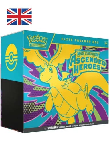 Caja cartas Pokémon ETB Ascenden Heroes en Ingles