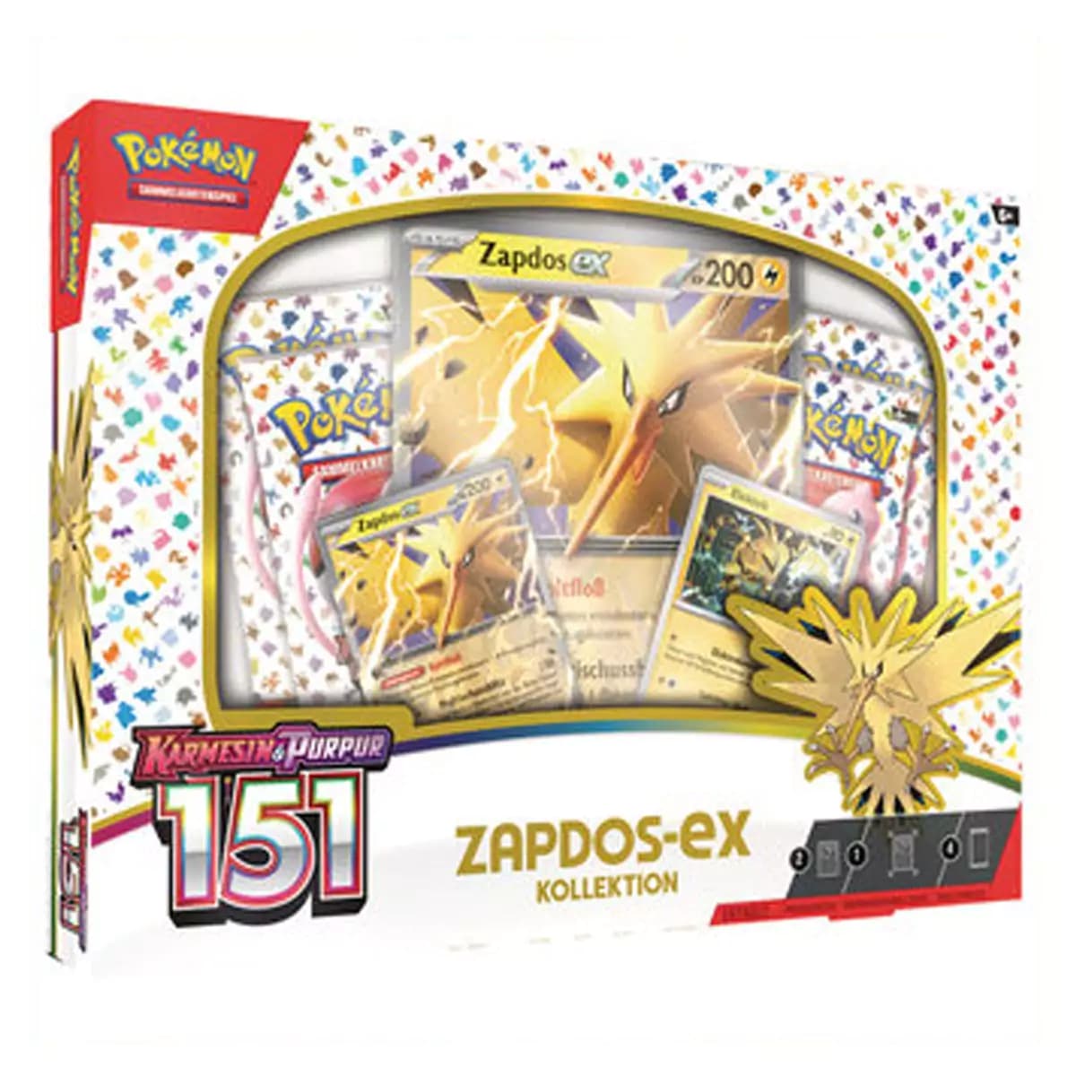 Pokémon 151 Zapdos-ex Kollektion DE