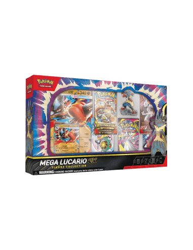 POKEMON TCG - MEGA LUCARIO FIGUE COLLECTION - ENG