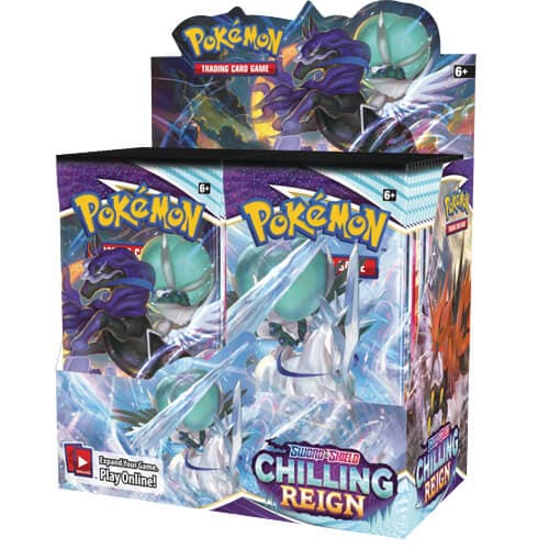 Pokemon Chilling Reign - Booster Case — Inglés