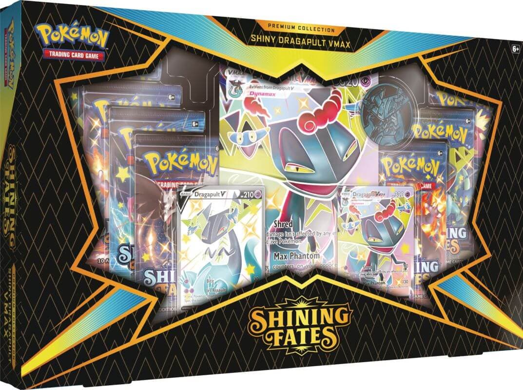 Pokémon Dragapult VMAX Premium Collection Box — Inglés
