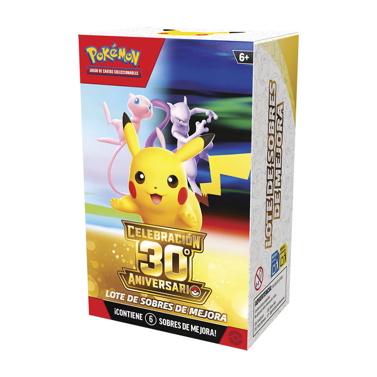30TH Blister de sobres de mejora de Celebración 30º Aniversario de JCC Pokémon. POKEMON. BANDAI