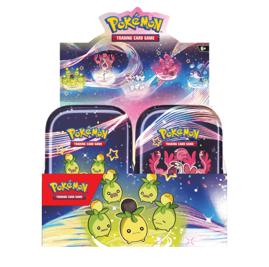 Pokemon Paldean Fates Mini Tin Display [10PC] — Inglés