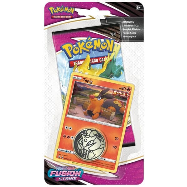 Pokemon Fusion Strike Checklane Blister - Tepig — Inglés