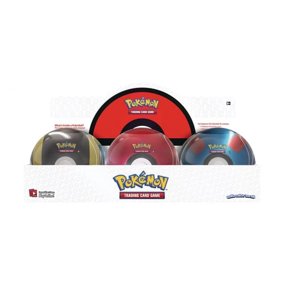 Pokemon Pokeball Tin Case (6pc) - Best of 2021 — Inglés