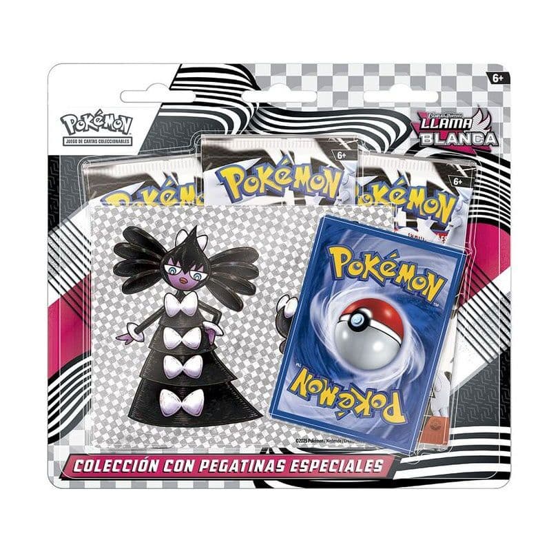 Colección con Pegatinas Especiales - Pokémon JCC: Escarlata y Púrpura: Llama Blanca