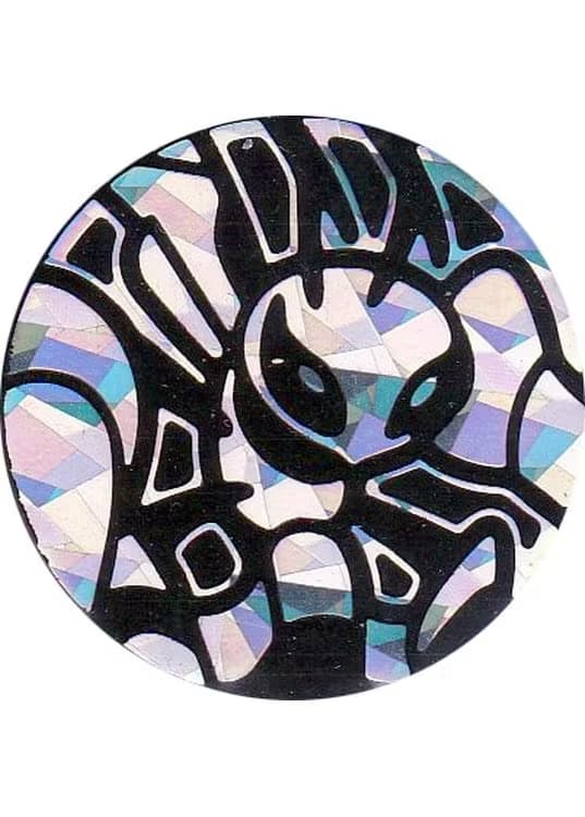 Mega Beedrill Pokemon mønt (Sølv - Cracked Ice Holo) - Almindelig