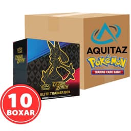 Pokémon Crown Zenith (Lucario) Elite Trainer Box Sealed Case (10 Boxar) — Inglés