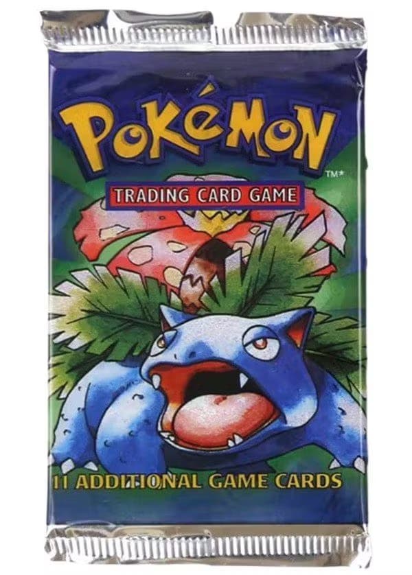 Booster Pack - Base Set - Venusaur pack art — Inglés