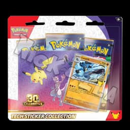 Pokemon: Collezione con adesivi - 30TH ANNIVERSARIO - LUCARIO  (ITA🇮🇹)  MAX 1 PER PERSONA