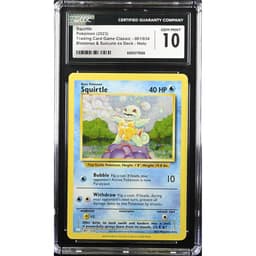 Squirtle (CLK 001) Pokémon Card Game Classic — CGC 10