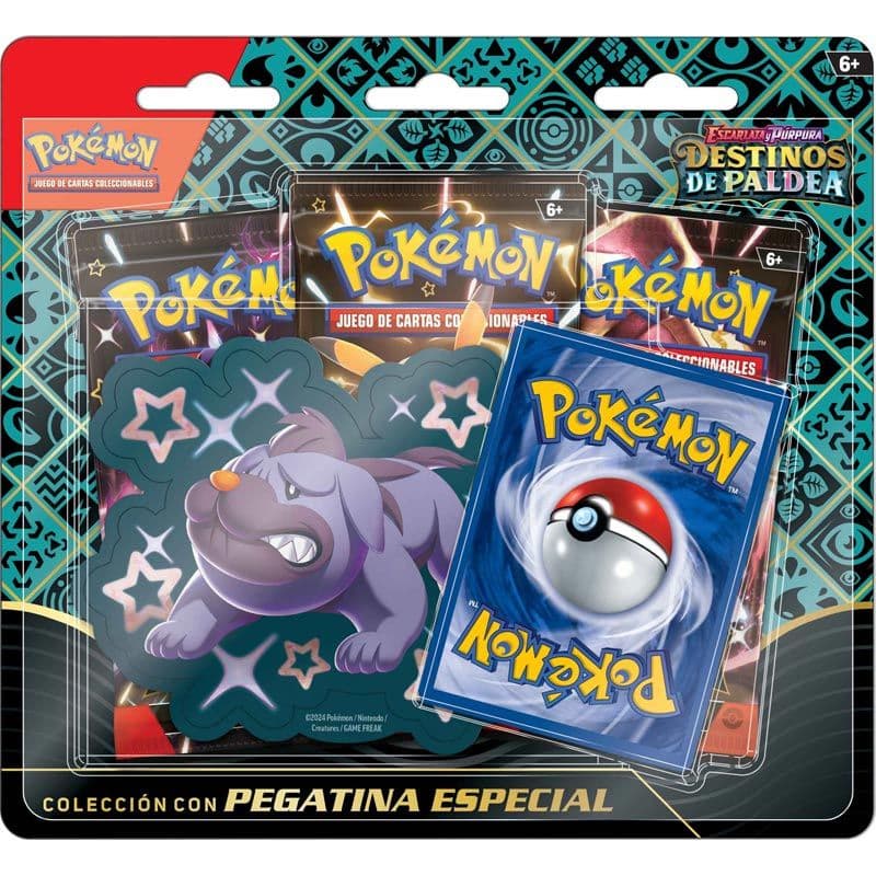 Pokémon JCC: Escarlata y Púrpura Destinos de Paldea - Tech Sticker Maschiff