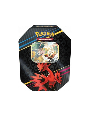 POKEMON CROWN ZENITH TIN - GALARIAN ZAPDOS - ESP