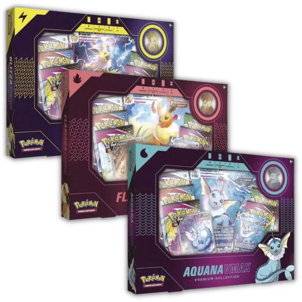 Pokémon Evoli-VMAX Premium Kollektion DE