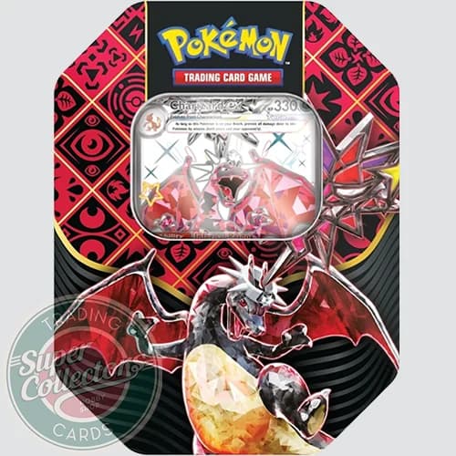 Pokémon Paldean Fates - Charizard Tin/Lata (Inglés)