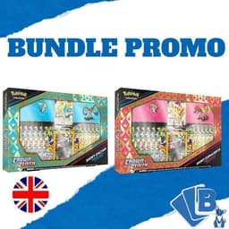 Collezione con Statuina Crown Zenith Shiny Zacian + Zamazenta ENG