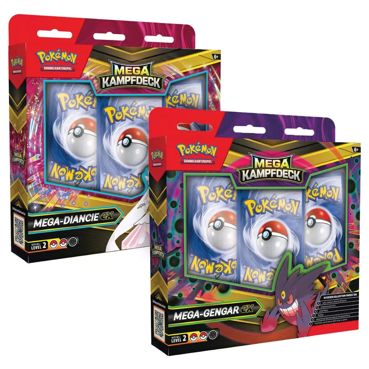 Pokémon Kampfdeck Mega-Diancie / Mega-Gengar DE