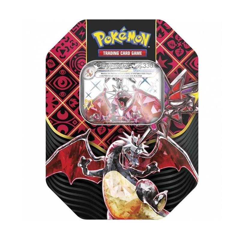 Pokémon JCC: Escarlata y Púrpura Destinos de Paldea - Lata Charizard Ex (ES)