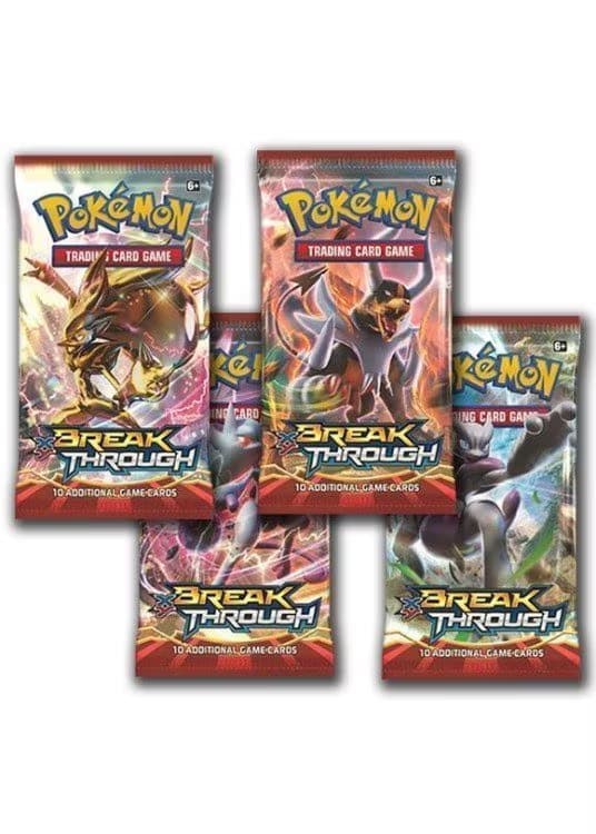 Booster Pack full artwork set (4 stk.) fra XY BREAKthrough — Inglés