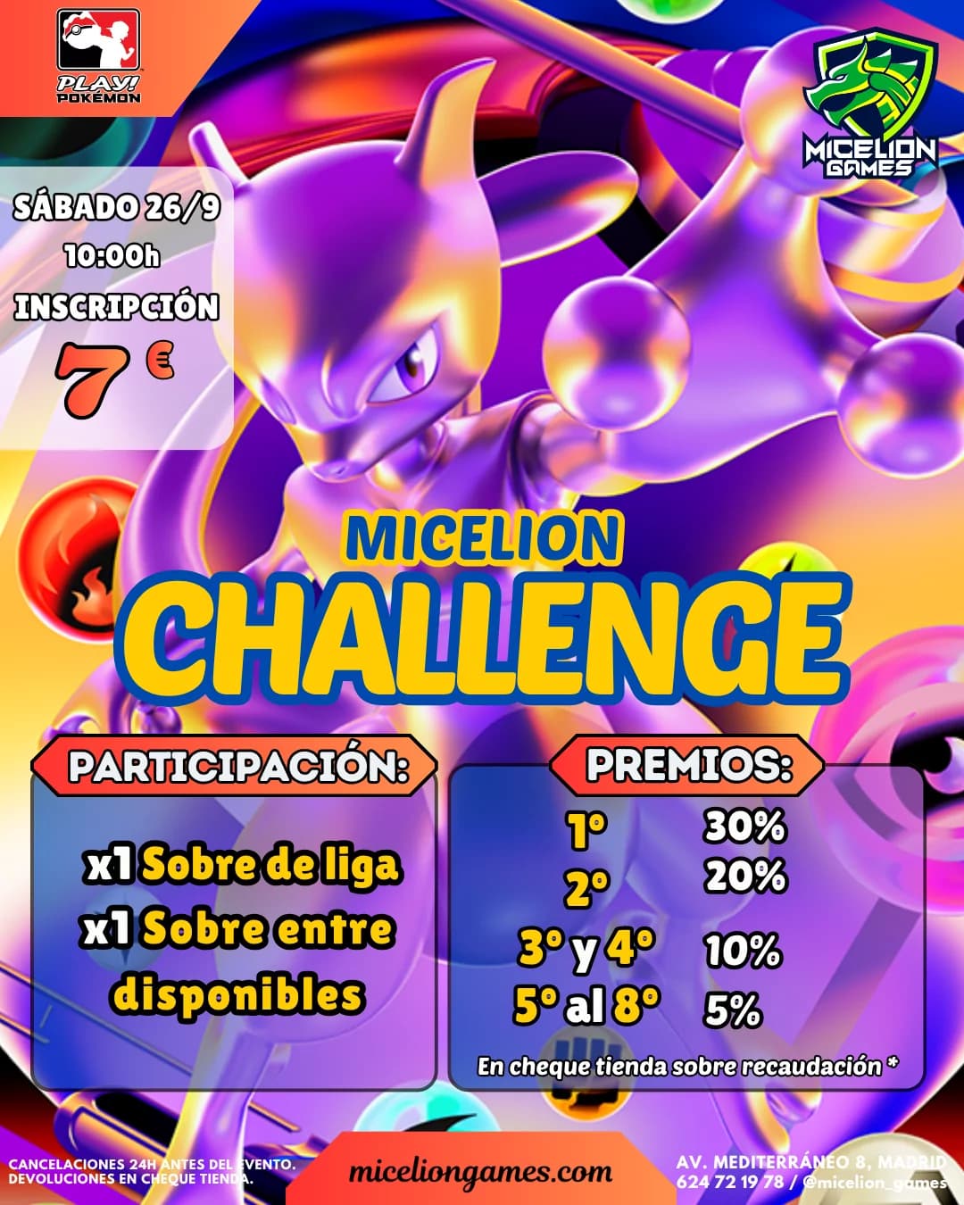 Challenge pokemon Sept 2026