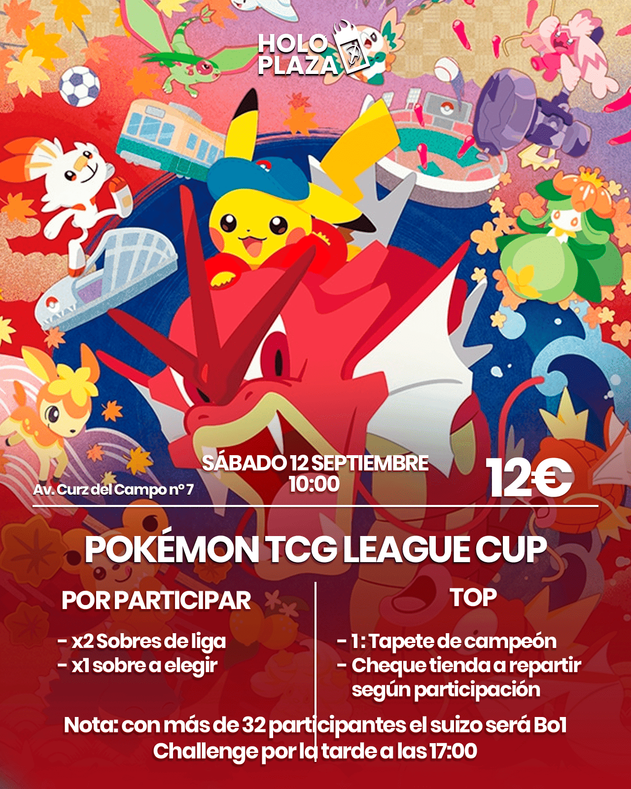 Pokémon TGC League Cup Sábado 12 Septiembre 10:00