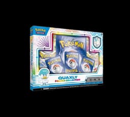 PREMIUM COLLECTION - PALDEA QUAXLY / FUECOCO / SPRIGATITO [ES] — QUAXLY
