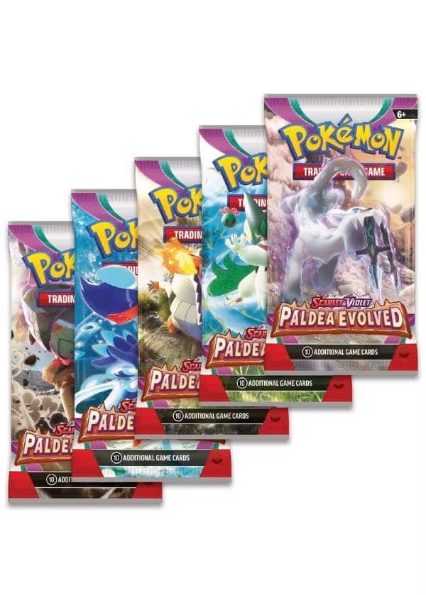 Booster Pack full artwork set (5 stk.) fra SV2 Paldea Evolved — Inglés