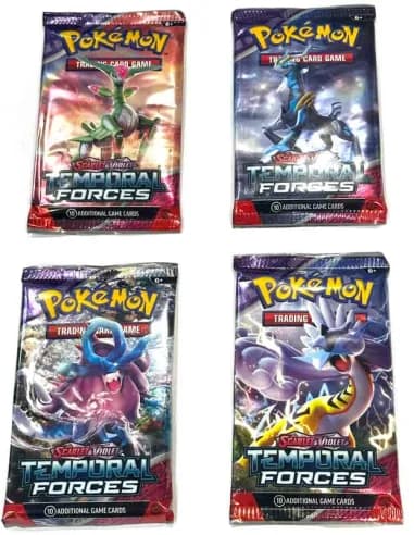 Sobres de Cartas Pokemon Temporal Forces Pack de 4 unds