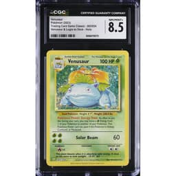 Venusaur (CLV 003) Pokémon Trading Card Game Classic — CGC 8.5