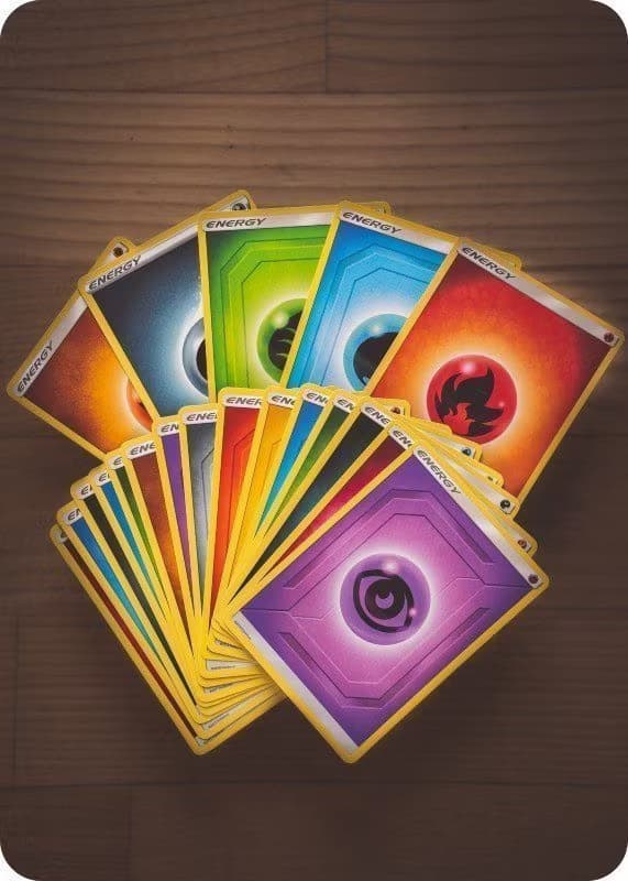 180 blandede Pokémon energikort