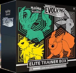 Pokemon TCG Evolving Skies (EVS) Elite Trainer Box (ETB) — Umbreon Flareon Jolteon Leafeon — Inglés