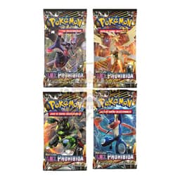 BOOSTER POKEMON LUZ PROHIBIDA - SOBRE EN ESPAÑOL — 4 SOBRES: ART SET