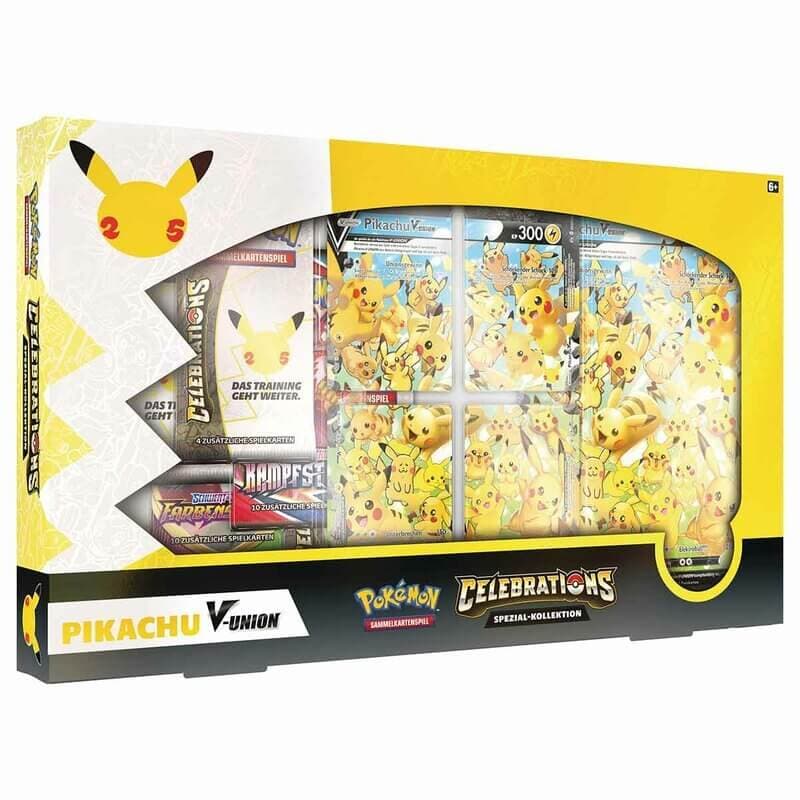 Pokemon Celebrations Pikachu V-Union Spezial Kollektion - German
