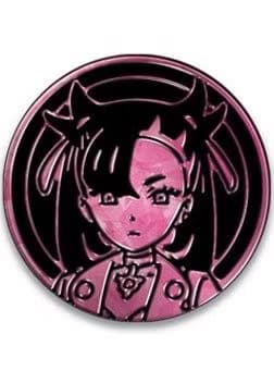 Marnie Pokemon mønt (Pink - Cracked Ice Holo) - Stor