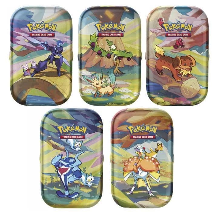 1 Mini Tin - Vibrant Paldes - ESPAÑOL - Cartas Pokemon Originales Tcg