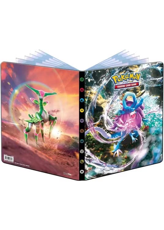 Stor mappe med pokemonmotiv (9 kort pr. side)(TEF)