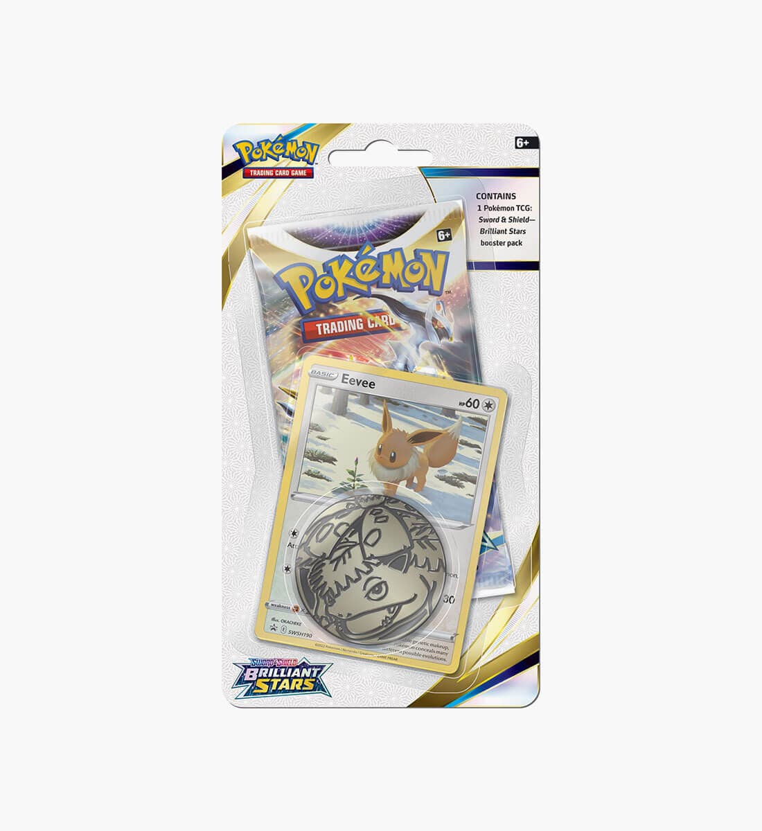 Pokemon Brilliant Stars Checklane Blister - Eevee — Inglés