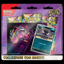 Collezione Con Adesivi Ascesa Eroica Gastly 3 Bustine (ITA)