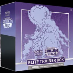 Pokemon: Sword & Shield 6 Chilling Reign - Elite Trainer Box: Shadow Rider Calyrex — Inglés