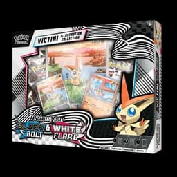 Fulgor Negro & Llama Blanca - Caja Illustración Victini - Español