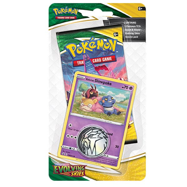 Pokemon Evolving Skies Checklane Blister - Slowpoke — Inglés