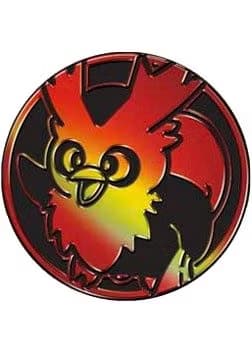 Delibird Pokemon mønt (Rød - Mirror Holo) - Stor