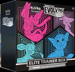 Pokemon TCG Evolving Skies (EVS) Elite Trainer Box (ETB) — Sylveon Vaporeon Glaceon Espeon — Inglés