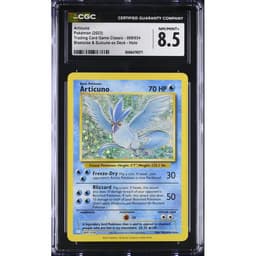 Articuno (CLB 009) Pokémon Trading Card Game Classic — CGC 8.5