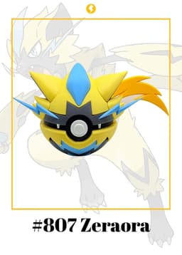 Zeraora Ball #807