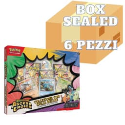 Pokémon Collezione con Spilla Deluxe Sealed Case Ascesa Eroica - 6x Collezioni ITA