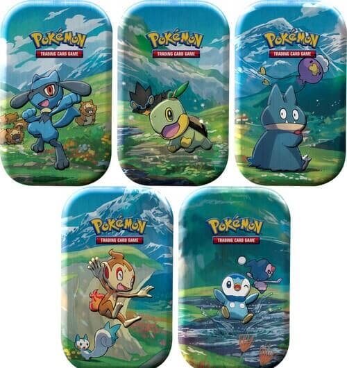 Pokemon Sinnoh Star Mini Tin - Set (5pc) — Inglés